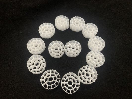 White HDPE Shock Resistance Biological Filter Media For Ponds