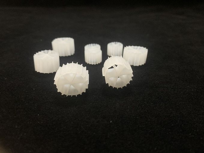 10X7mm witte MBBR Dragermedia Waterzuiveringsinstallatie 1